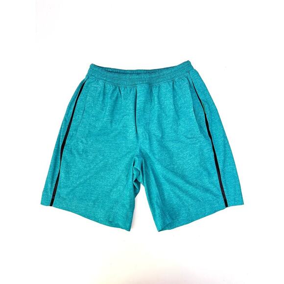 Men's Lululemon Teal Pace Breaker Shorts lined 9" - size  M - Picture 2 of 8